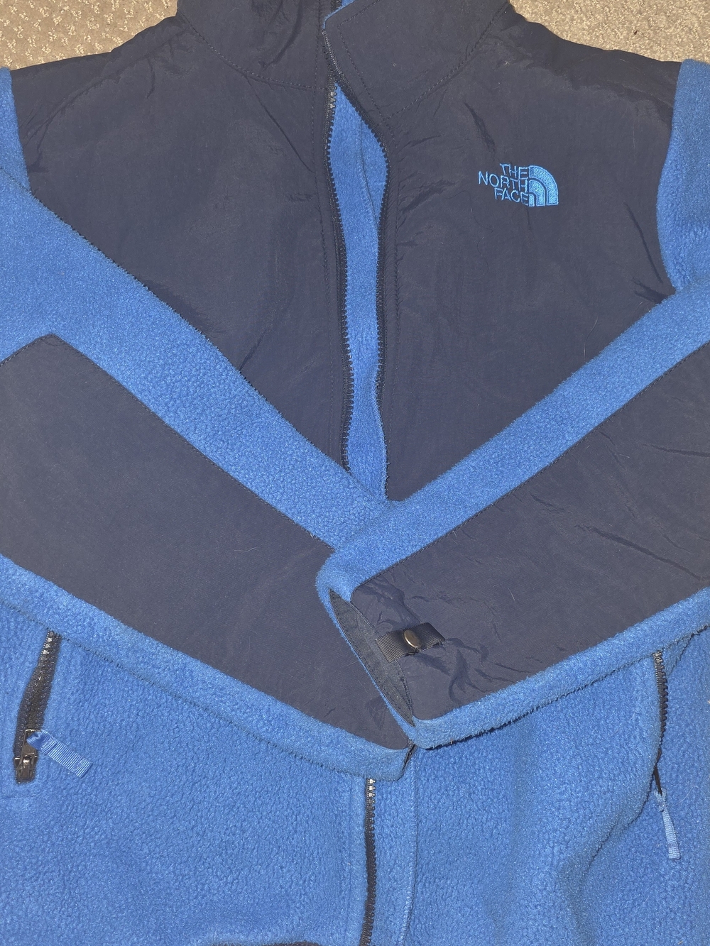 The North Face Kids Blue and Navy Fleece Jacket